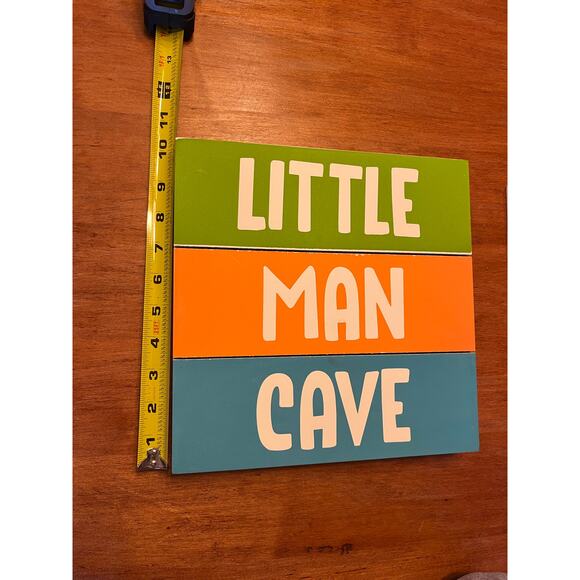 Hanging Decorative Signs Set – Little Man Cave & No Girls Allowed - Picture 4 of 5
